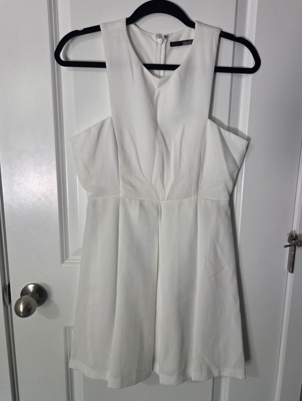 Lulu's Women’s White Sleeveless Fit & Flare Dress